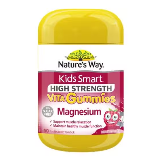 Natures Way Kids Smart High Strength Vita Gummies Magnesium 50 Capsules
