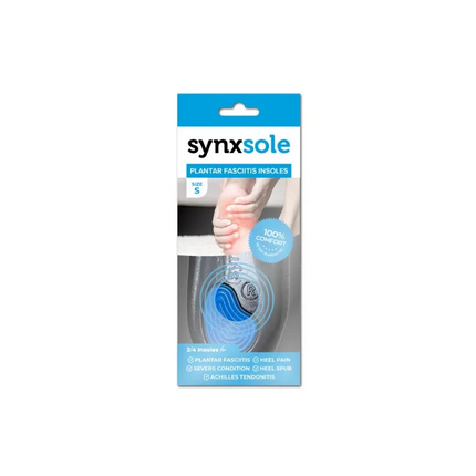 Synxsole Plantar Fasciitis Insoles Large