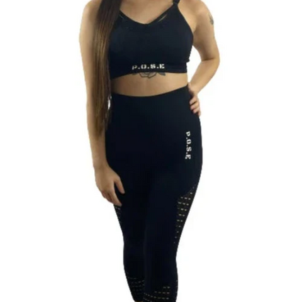 P.O.S.E Abloom Seamless 7/8 Gym Fitness Wear Leggings
