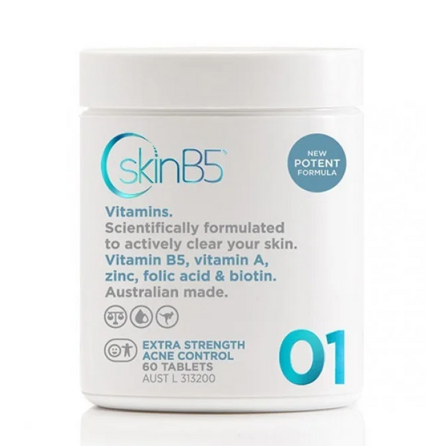 SkinB5 Extra Strength Acne Control Vitamins 60 Tablets