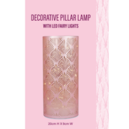 Arome Ambiance Decorative Pillar Lamp Blush