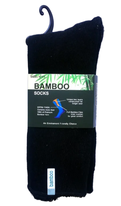 Bamboo Socks Heavy Duty 2-8