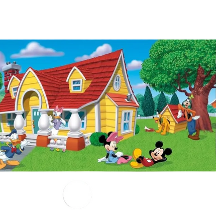 RoomMates Mickey And Friends Chair Rail Peel And Stick Wall Mural