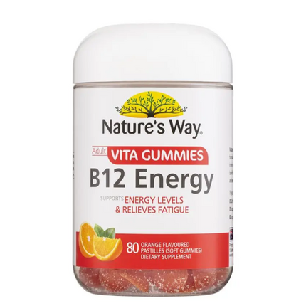 Nature's Way VitaGummies Vitamin B12 Energy Support 80 Gummies