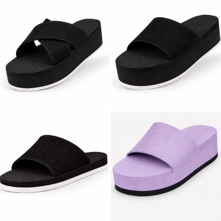 Indosole Women Sandal 4 Pair Combo 19 Size 8 to 9
