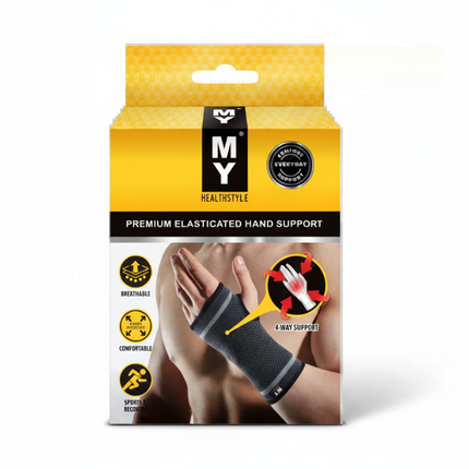 My Healthstyle Premium Elasticated Hand Support XXL