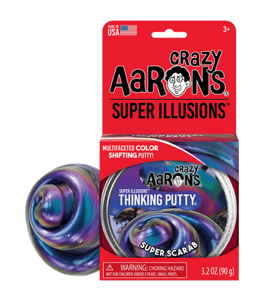 Crazy Aarons Thinking Putty Super Scarab Super Illusions 90G