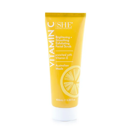 She Cosmetics Vitamin C Facial Scrub - OhYouLuckyDuck.com.au
