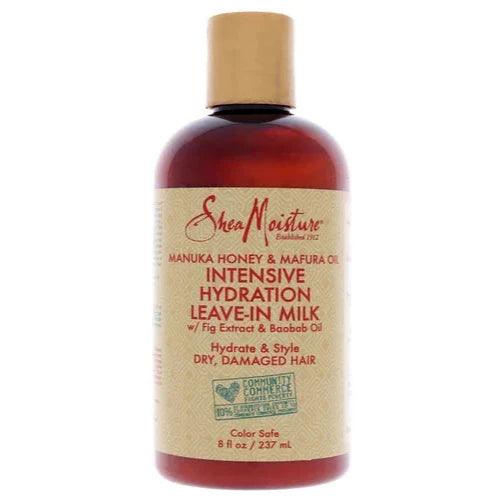 Shea Moisture Manuka Honey and Mafura Oil Intensive Hydration Leave-In Milk 237mL - OhYouLuckyDuck.com.au