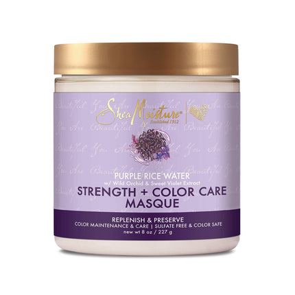 Shea Moisture Purple Rice Water Color Care Masque 227g - OhYouLuckyDuck.com.au