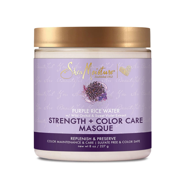Shea Moisture Purple Rice Water Color Care Masque 227g - OhYouLuckyDuck.com.au