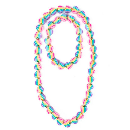 Creative Education of Canada Heart of Many Colours Necklace and Bracelet Set