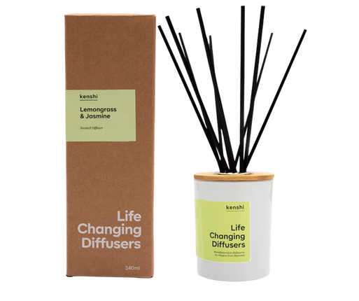 Kenshi Signature Reed Diffuser Lemongrass And Jasmine