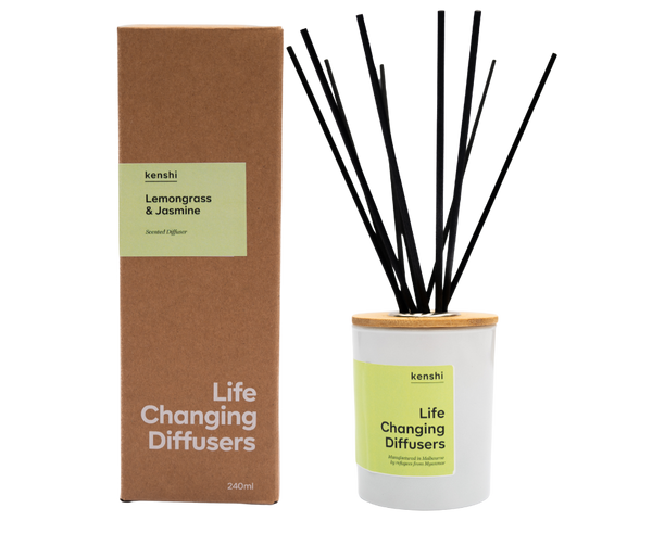 Kenshi Signature Reed Diffuser Lemongrass And Jasmine