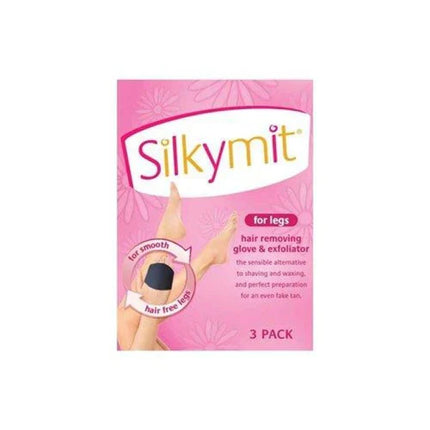 Silkymit Hair Removing Glove and Exfoliator for Legs 3 Pack