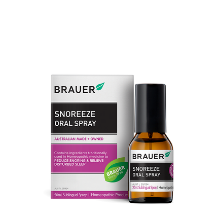 Brauer Snoreeze Oral Spray 20ML - OhYouLuckyDuck.com.au
