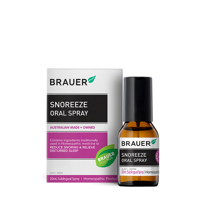 Brauer Snoreeze Oral Spray 20ML - OhYouLuckyDuck.com.au