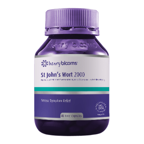 Henry Blooms St Johns Wort Caps 60 - OhYouLuckyDuck.com.au