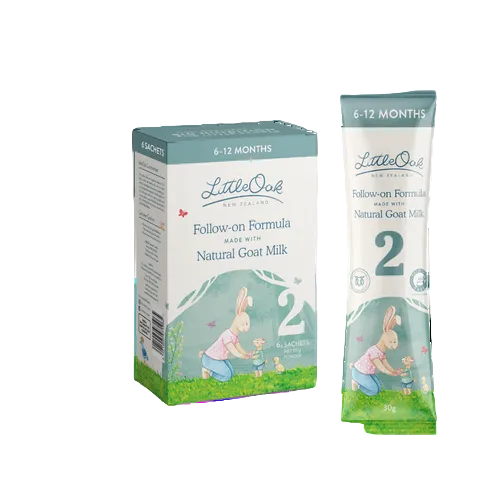 LittleOak Natural Goat's Milk Follow-On Formula Stage 2 30g x 6 Sachets