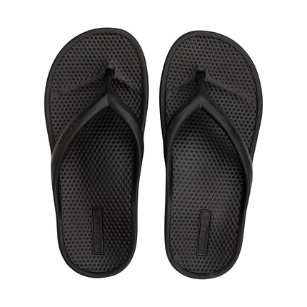 Archline Rebound Orthotic Arch Support Thongs Black Size 36