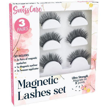SwissCare Magnetic Eyelashes Set - 3 Pack - OhYouLuckyDuck.com.au
