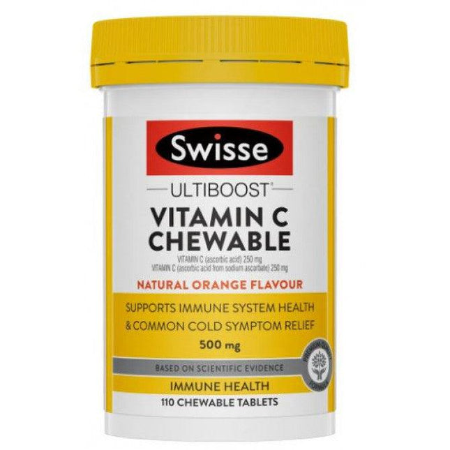 Swisse Ultiboost Vitamin C Chewable 110 Tablets - OhYouLuckyDuck.com.au