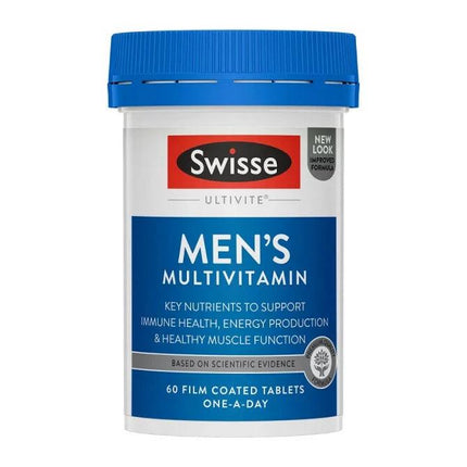 Swisse Ultivite Men's Multivitamin 60 Tablets - OhYouLuckyDuck.com.au