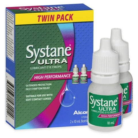 Systane Ultra Lubricant Eye Drops 10ml Twin Pack – Oh You Lucky Duck