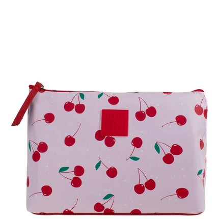 Pink Cherry Bomb Toiletry Holdall Bag