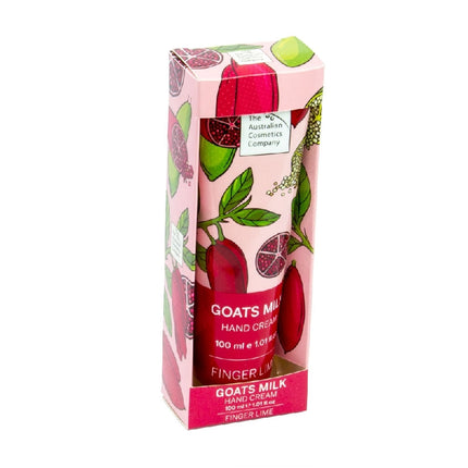 TACC Goats Milk Hand Cream Boxed 100mL Finger Lime - OhYouLuckyDuck.com.au