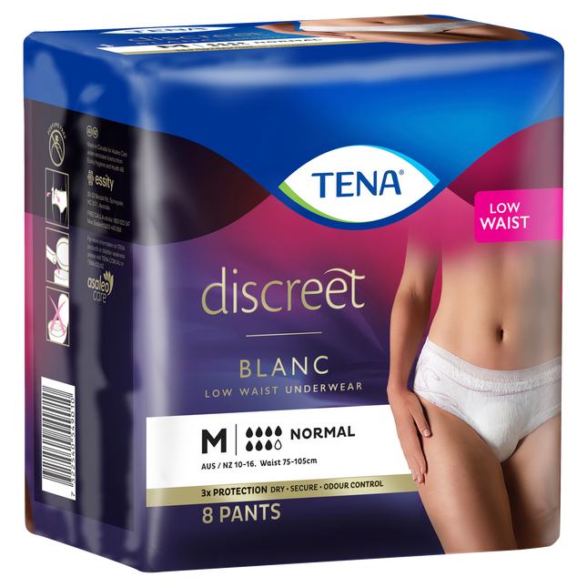 Tena Pants Discreet Women Medium 8 Packs