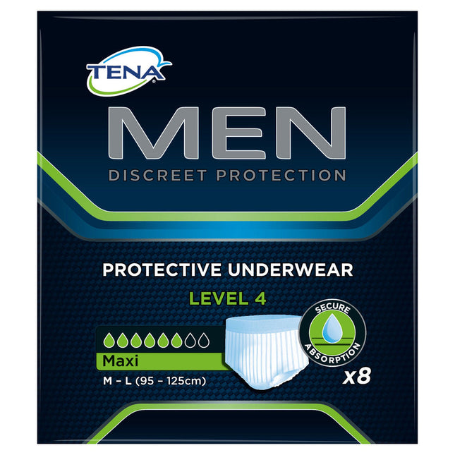 Tena For Men Level 4 Large 8 Pack