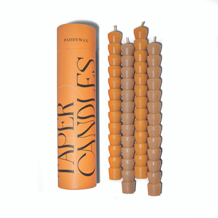 DesignWorks Ink Candle Set Orange & Peach 4