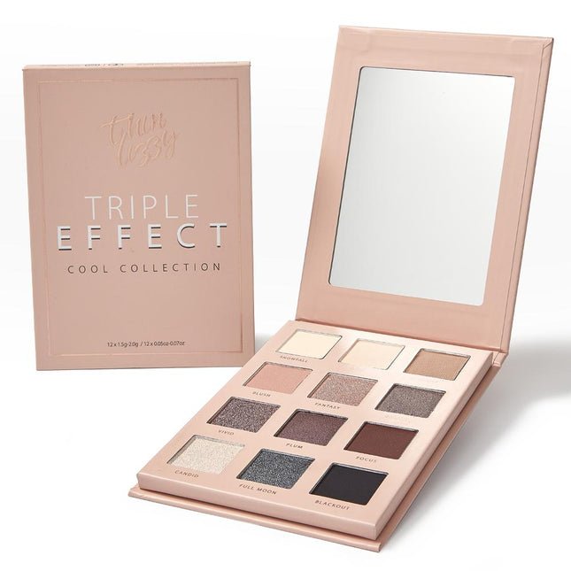 Thin Lizzy Triple Effect Eyeshadow Palette Cool - OhYouLuckyDuck.com.au