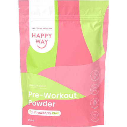 Happy Way Pre Workout Strawberry Kiwi 250G