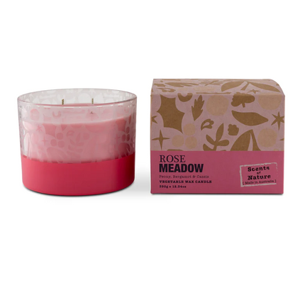 Tilley Scents of Nature Rose Meadow Candle - OhYouLuckyDuck.com.au
