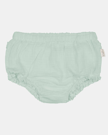 Toshi Cotton Frill Bloomers Sage Size 1 to 2 Years
