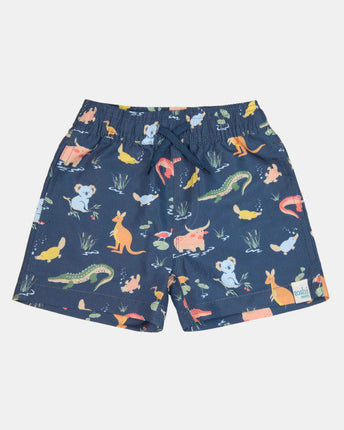 Toshi Swim Board Shorts Kakadu Moonlight Size 5