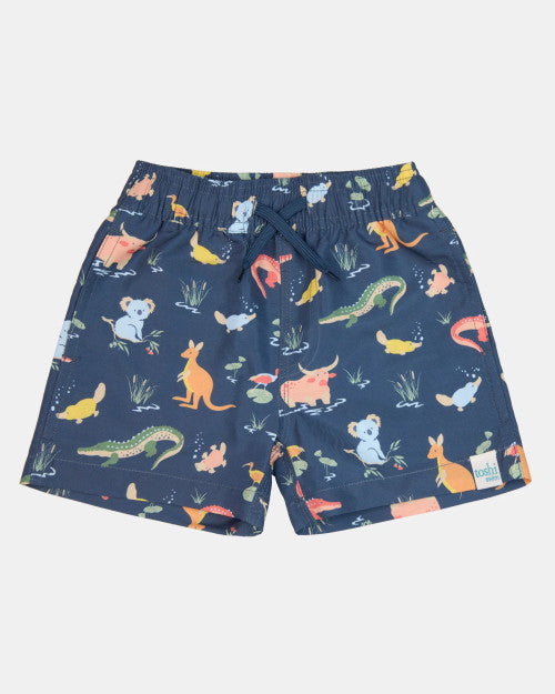 Toshi Swim Board Shorts Kakadu Moonlight Size 5