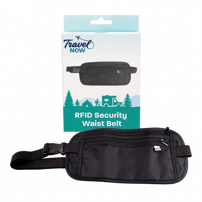Travel Now Rfid Blocking Waist Belt