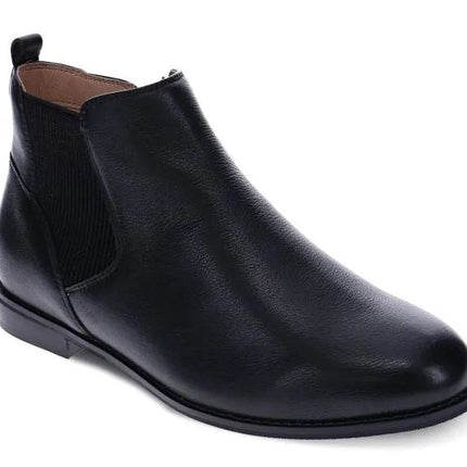 Scholl Trinity Leather Ankle Boots Brown Size 37