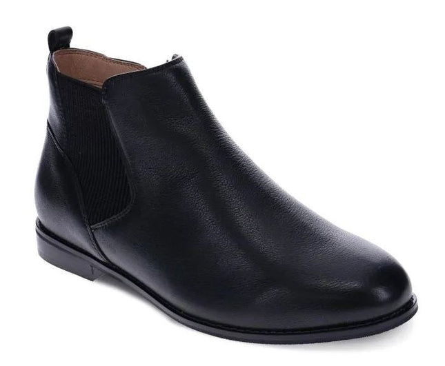Scholl Trinity Leather Ankle Boots Brown Size 37