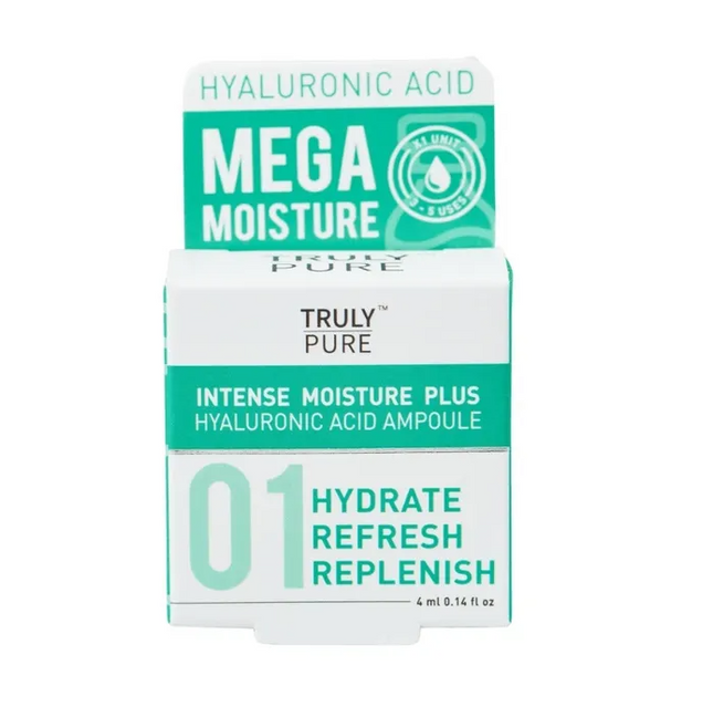 Truly Pure Intense Moisture Plus Hyaluronic Acid Ampoule 4ml - OhYouLuckyDuck.com.au