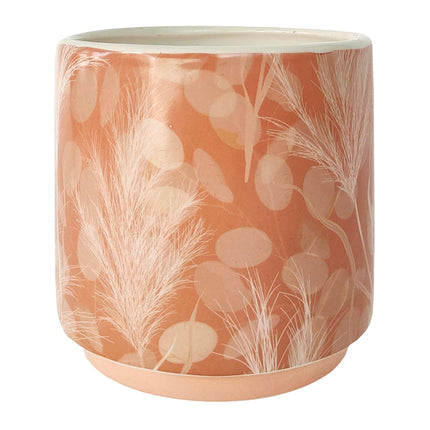 Urban Boho Ceramic Planter Dusty Pink 13CM