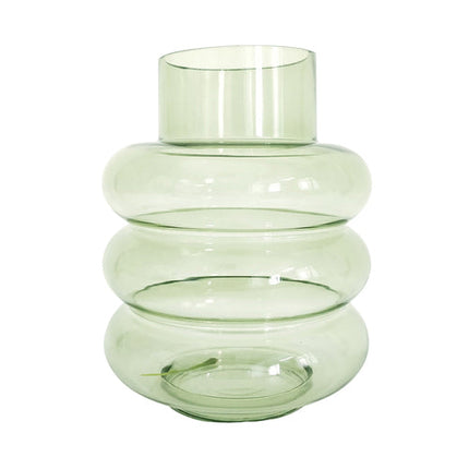 Tommy Ring Glass Vase Sage 22CM
