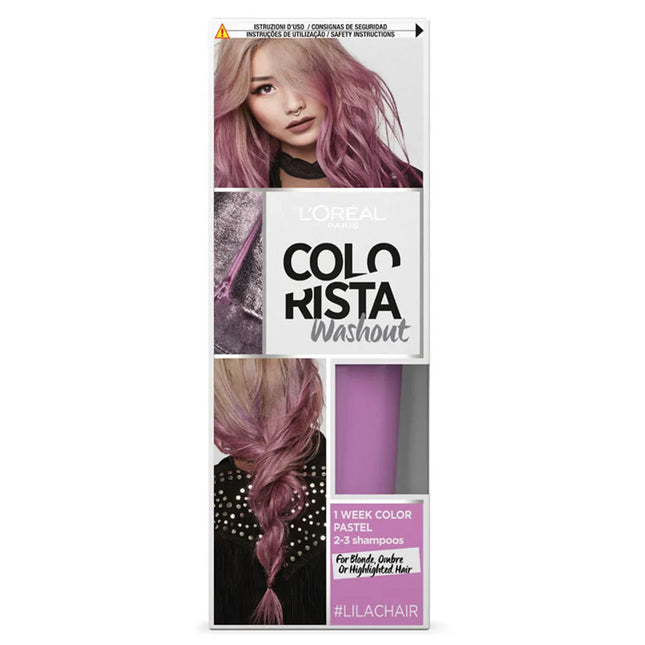 L'oreal Paris Colourista Washout Semi Permanent Hair Colour Purple 0.232 Kg Pack Of 2