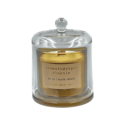 Le Desirede Black Orchid - Aromathérapie Florale Soy Candle - OhYouLuckyDuck.com.au