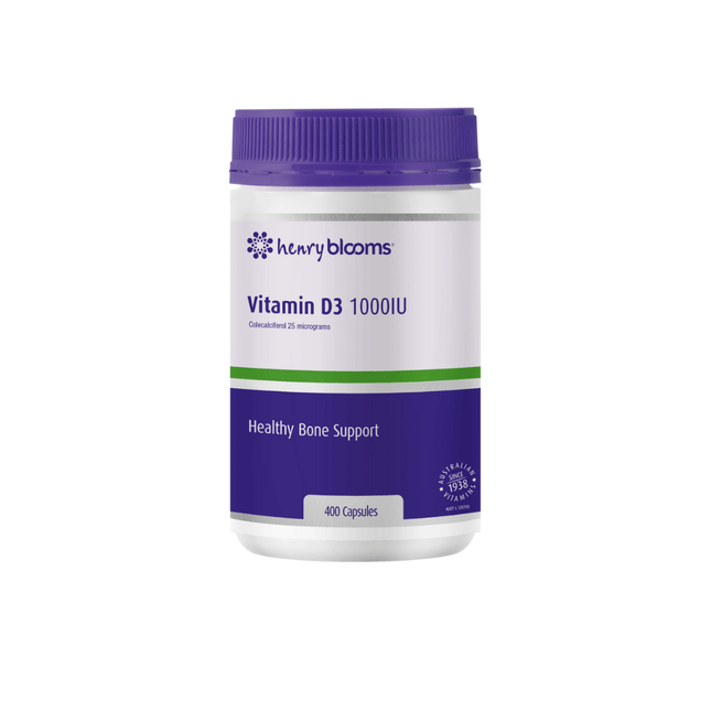 Blooms Vitamin D3 1000iu 400 Capsules - OhYouLuckyDuck.com.au