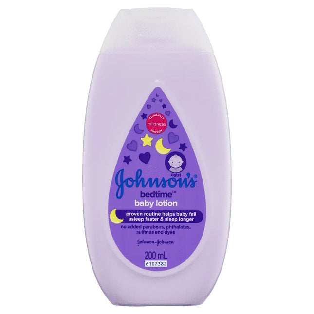 Johnson's Bedtime Baby Lotion 200ML - OhYouLuckyDuck.com.au