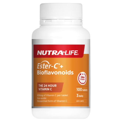 Nutralife Ester-C 1000Mg + BioflavoNature's Ownids Tabs 100 - OhYouLuckyDuck.com.au